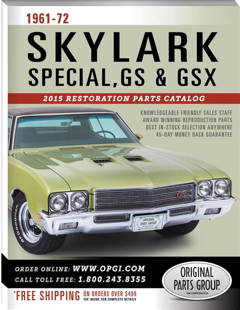 opgi Buick Skylark catalog